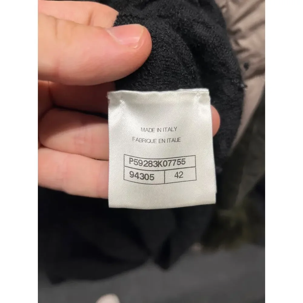 CHANEL black cashmere